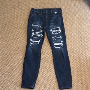 american eagle ripped jeans